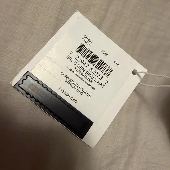 Coach Light Beige Monogram Hat - Picture 6 of 7